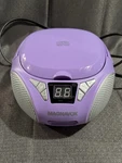 Magnavox MD6924 Portable Cd Player Boombox Am/fm Stereo Radio Purple Tested Nice. Fixed Price $34.99.