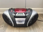 Y2K Rca Portable Am Fm Radio Player RCD134B - Is Problem W/ Cd/cassette. Fixed Price $9.95.
