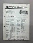 Aiwa CA-W10 Original Service Manual Free Shipping. Fixed Price $14.00.