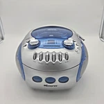 Vintage Memorex MP3226 Cd Cassette Tape Am Fm Radio Clear Blue Boombox Tested. Fixed Price $115.00.