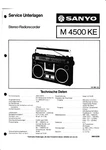Service Manual For Sanyo 4500 Ke. Fixed Price $11.23.