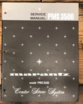 Marantz PMS-3500 PMS3500 Stereo Service Manual *original*. Fixed Price $24.97.