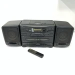 Vintage Jvc PC-X110 Portable Stereo Cd Cassette Boombox Radio W/ Remote Read. Fixed Price $89.99.