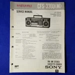 Sony CFS-3300(M) Service Manual Original Paper Oem Repair Guide Usa. Fixed Price $28.45.