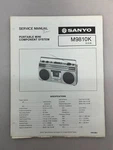 Sanyo M9810K Original Service Manual Free Shipping. Fixed Price $14.00.