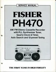 Vintage Fisher Service Manual Am/fm Stereo Radio Cassette Recorder PH-470. Fixed Price $35.00.