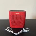 Bose Soundlink Color Red Wireless Bluetooth Speaker Model 415859 Tested Working. Fixed Price $37.99.