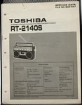 Toshiba RT-2140S Stereo Radio Cassette Recorder Fm/am Service Manual Original. Fixed Price $14.99.