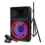 Gemini GSP-L2200PK Bluetooth 2200W 15" Led Party Lights Speaker Mic Stand Set. Fixed Price $399.95.