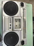 Hitachi Cassette Boombox Radio TRK-7020H. Fixed Price $38.00.