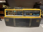 Vintage Magnavox D8300 Boombox Radio Dual Cassette Recorder Black & Yellow Works. Fixed Price $260.00.