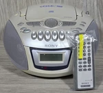 Sony CFD-E75 Boombox Cd Player Radio Cassette Am/fm Stereo W/remote Tested. Fixed Price $99.95.