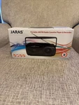 Jaras JJ-2618 Portable Boombox Tape Cassette Am/fm Radio Headphone Jack Nib. Fixed Price $30.00.
