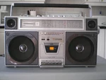 Citizen Jtr 1245 Am Fm Stereo Radio Cassette Boombox, With SW2/SW1. Fixed Price $289.78.