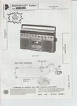 Realistic SCR-5 Am/fm Cassette Radio Photofact, Sams Service Manual. Fixed Price $19.25.