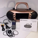 Emerson EDL-2870H Bluetooth Boombox Am/fm Radio Dvd Streaming Tested!!!. Fixed Price $74.25.