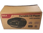 Rca RCD175-A Radio Boombox Disc Cassette Player Audio 3.5MM Aux MP3 Ipod Ebs. Fixed Price $99.95.