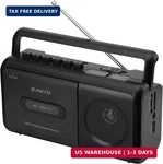 G Keni Portable Cassette Player Boombox Am/fm Radio Stereo, Casette Tape. Fixed Price $62.98.