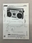 Sanyo M9830K Service Manual Sams Photofact Free Shipping. Fixed Price $12.00.