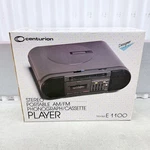 Vintage Portable Am/fm Radio & Cassette Player Centurion E1100 - New Box Nos. Fixed Price $169.99.