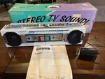 Serviced Very Rare Japanese Sony CFS-W90 Boombox Portable Cassette Player. Fixed Price $349.99.