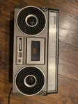 Montgomery Ward Airline Gen 3999A Boom Box Getto Blaster Am Fm Radio Portable Vt. Fixed Price $125.00.