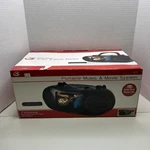Gpx Portable Boombox Music And Movie System 7" Lcd Display, Model BD707B Nob. Fixed Price $99.95.