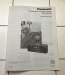 Panasonic RX-DS545 Portable Stereo System Manual Operating Instructions. Fixed Price $11.33.