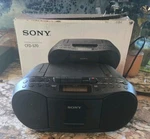 Sony CFD-S70 Black Radio Cassette Recorder Audio System Tested. Fixed Price $51.00.