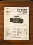 Fisher PH-D8000 Boombox Radio Service Manual *original*. Fixed Price $29.97.