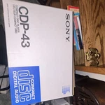 Sony CDP-43 Compact Disc Player Black Digital Audio Single. Fixed Price $310.77.