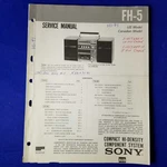 Sony FH-5 Service Manual Original Paper Oem Repair Guide Usa. Fixed Price $33.26.