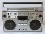 Hitachi TRK-8600RM Stereo Radio Cassette Recorder Silver Used Tested. Fixed Price $449.00.