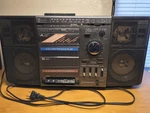 Emerson CTR961 Boombox Dual Cassette Tape Player Am/fm Radio Black 3 Band Eq. Fixed Price $27.99.