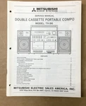 Mitsubishi TX-96 Portable Stereo Service Manual *original*. Fixed Price $24.97.