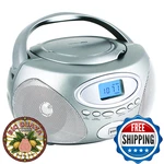 Hannlomax HX-311CD Portable CD/MP3 Boombox Pll Am/fm Radio Usb Aux Lcd Silver. Fixed Price $75.90.