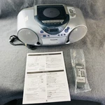 Panasonic RX-D13 Cd Player Am/fm Radio Cassette Stereo Boombox Portable W Remote. Fixed Price $69.99.