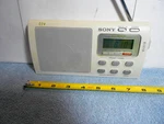 Vintage Sony Liv Band Am/fm Weather Tv Portable Clock Radio- ICF-M410 L470. Fixed Price $39.99.
