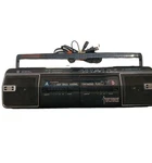 Vtg Rare Ge Am/fm Radio Dual Cassette Player W/equalizer Model 3-5639A Chrome. Fixed Price $39.09.