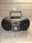 Rca RCD155B Portable Player Boombox Am/fm Stereo. Fixed Price $38.21.
