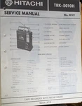 Hitachi TRK-5010H Service Manual Tape Recorder With Am/fm Radio Original. Fixed Price $19.99.