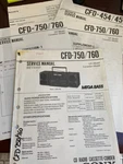 Sony CFD-750 CFD-760 Service Manual & Much More From The Usa **original**. Fixed Price $12.89.