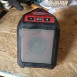 Milwaukee M12 Bluetooth Portable Speaker 2592-20 Red Black Silver Aux Usb. Fixed Price $59.99.