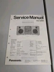 Panasonic RX-6400 Fm/am Stereo Radio Cassette Service Manual D-5289. Fixed Price $64.95.