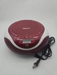 Memorex Radio Boombox MP4047 CD/MP3 Player Am/fm Rare Red - No Antenna Tested. Fixed Price $24.99.
