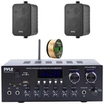Pyle PDA69BU Bluetooth Home Audio Amplifier Receiver, 2X 4" 30W Speaker, Wire. Fixed Price $164.49.