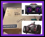 2010 Sony G-tank Boombox Hifi Music RDH-GTK1I Original Factory Outlet Sealed. Fixed Price $499.95.