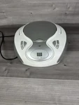 Gpx BC111W Cd Boombox Player With Am/fm Radio And Auxillary Line - White. Fixed Price $23.95.