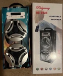 Ridgeway Portable Speaker BS-2428, Bluetooth, Fm Radio, Memory Card & Aux,tested. Fixed Price $20.99.