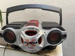 Sony Xplod CFD-G7000CP Boombox MP3 Cd Am/fm Aux-in Red Silver Black. Fixed Price $90.00.